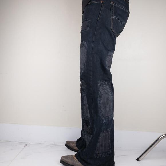 Custom wide leg baggy flared jeans - Picture 5 of 8